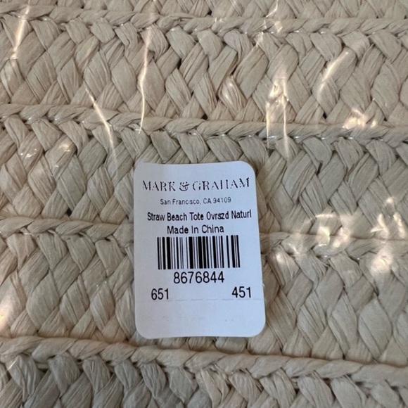 10 NWT Mark & Graham Straw Totes
